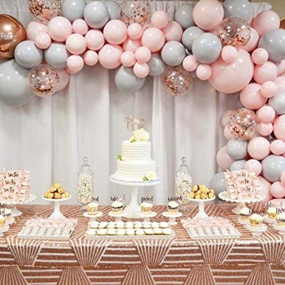 Balloon Arch & Garland Kit for Baby Shower PINK - Picture 3 of 5